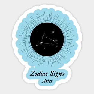 aries zodiac sign test Sticker